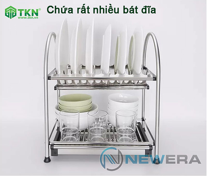 NewEra NE655.555 chứa được nhiều bát đĩa