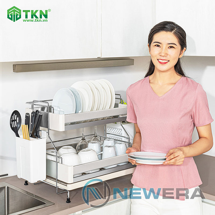 Hình ảnh thực tế giá bát đĩa NewEra NE555.470