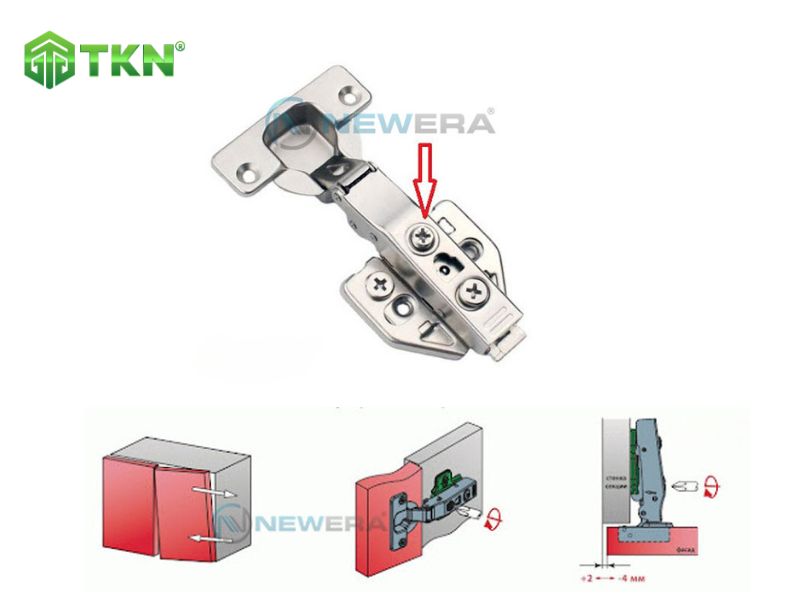 Hướng dẫn lắp đặt bản lề giảm chấn NewEra 699C 