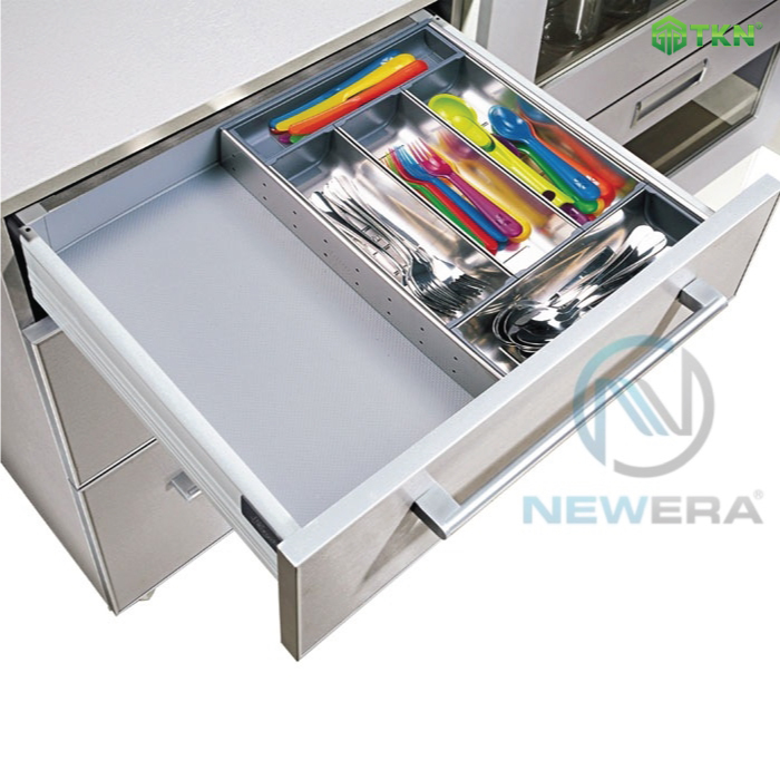 Khay chia thìa dĩa nhỏ NewEra inox 304