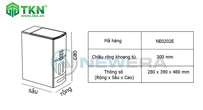 Thông số kích thước NewEra NE0202E